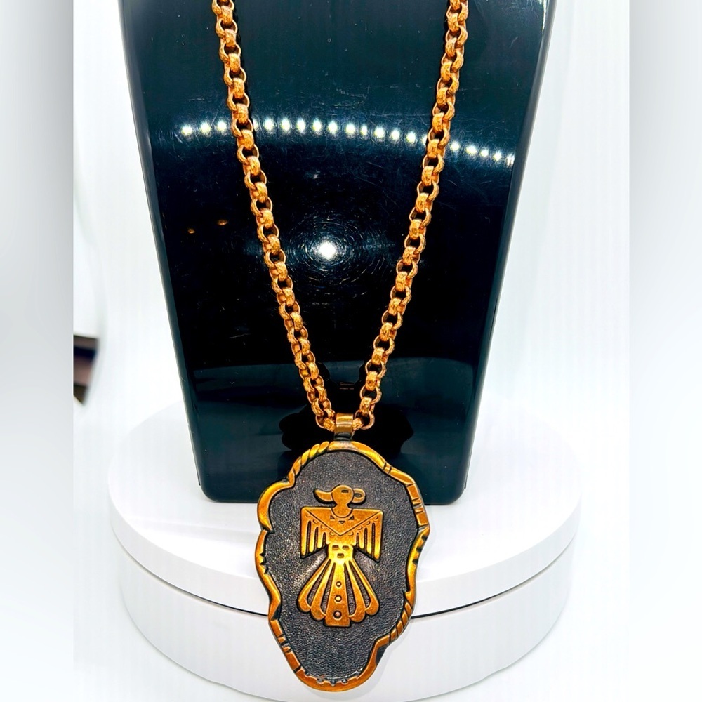 Bell Trading Solid Copper Thunderbird pendant/necklace.​​